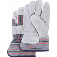 Premium Quality Fitters Gloves, Large, Split Cowhide Palm, Cotton Inner Lining Seaboard Timber Mart