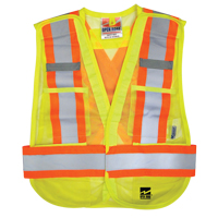Veste d&eacute;tachable Open Road, Jaune lime haute visibilit&eacute;, Polyester Seaboard Timber Mart