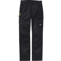 Performance Shop Pants, Canvas/Cotton/Polyester, Black, Size 30, 37 Inseam Seaboard Timber Mart