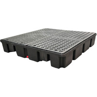 Nestable Spill Pallet Without Drain, 66 US gal. Spill Capacity, 49" x 49" x 10.5" Seaboard Timber Mart