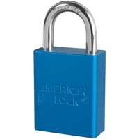Cadenas de s&eacute;curit&eacute; American Lock, Bleu, Cl&eacute;s identiques, Aluminium, Largeur de 1-1/2" Seaboard Timber Mart