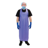 Vinyl Aprons, Vinyl, Blue, 35" W x 45" L Seaboard Timber Mart