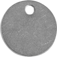 Blank Tags, Stainless Steel, 1.25" dia Seaboard Timber Mart