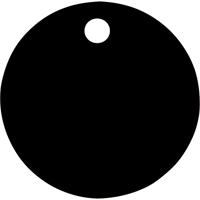 Blank Tags, Aluminum, 1.5" dia Seaboard Timber Mart