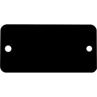 Blank Tags, Aluminum, 3" W x 1" H Seaboard Timber Mart