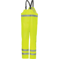 Pantalon &agrave; bavette imperm&eacute;able Narvik, Polyester, Petit, Jaune lime haute visibilit&eacute; Seaboard Timber Mart