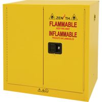Flammable Storage Cabinet, 22 gal., 2 Door, 35" W x 35" H x 22" D Seaboard Timber Mart
