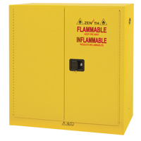 Armoire pour produits inflammables, 24 gal., 2 Porte(s), 43" La x 44" h x 12" p Seaboard Timber Mart