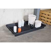 Ultra-Utility Trays&reg;, 12" L x 48" W x 4.75" H, 12 gal. Spill Capacity Seaboard Timber Mart