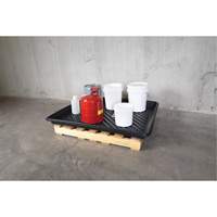 Ultra-Utility Trays&reg;, 36" L x 36" W x 4.75" H, 27 US gal. Spill Capacity Seaboard Timber Mart