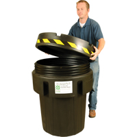 Baril de r&eacute;cup&eacute;ration Ultra-Recycled Overpack, 95 gal., Stationnaire Seaboard Timber Mart
