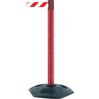 Single Line Heavy Duty Receiver Post, 38" High, Black Seaboard Timber Mart