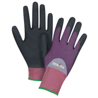 ZX-2 Premium Coated Gloves, 11/2X-Large, Nitrile/Foam Nitrile Coating, 18 Gauge, Nylon Shell Seaboard Timber Mart