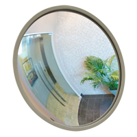 Convex Mirror with Bracket, Indoor/Outdoor, 12" Diameter Seaboard Timber Mart