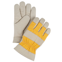 Gants de travail doubl&eacute;s pour l'hiver de premi&egrave;re qualit&eacute;, Moyen, Paume en Cuir fleur de porc, Doublure en Molleton de mousse Seaboard Timber Mart