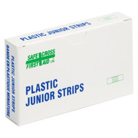 Junior Strips Bandages, Rectangular/Square, 1-1/2", Plastic, Non-Sterile Seaboard Timber Mart