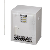 Armoires solides en poly&eacute;thyl&egrave;ne pour acides, 6 x 0,66043 gal., 17" x 22" x 17" Seaboard Timber Mart