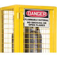 Armoire de s&eacute;curit&eacute; pour cylindres de gaz conforme aux normes de la CSA, nbre de bouteilles: 2, 17" , 17" , 69" , Jaune Seaboard Timber Mart