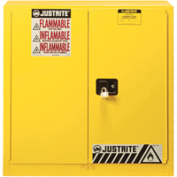 Sure-Grip&reg; EX Flammable Safety Cabinet, 30 gal., 2 Door, 36" W x 35" H x 24" D Seaboard Timber Mart