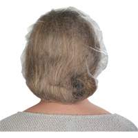 Non-Woven Bouffant Caps, Polypropylene, 21"/Large, White Seaboard Timber Mart