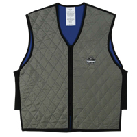 Chill-Its&reg; 6665 Wet Evaporative Cooling Vests, Medium, Grey Seaboard Timber Mart