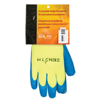 Gants haute visibilit&eacute; doubl&eacute;s d'acrylique de caoutchouc naturel, 10, R&ecirc;vetement Latex de caoutchouc, Calibre 7, Enveloppe en Acrylique Seaboard Timber Mart