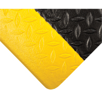 Tapis Tuf Sponge No 452, Losange, 3' x 60' x 1/2", Noir/Jaune, &eacute;ponge en PVC Seaboard Timber Mart