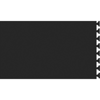 Rejuvenator&reg; Male Mat No. 502, Urethane, 2' W x 5' L, 5/8" Thick, Black Seaboard Timber Mart