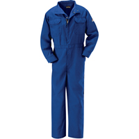 Flame-Resistant Premium Coveralls, Size 38, Royal Blue, 5.1 cal/cm² Seaboard Timber Mart