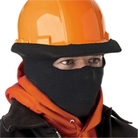 Coiffe extensibles &agrave; enfiler pour casques de s&eacute;curit&eacute;, Taille unique, Noir Seaboard Timber Mart