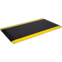 WD Deck Plate Mats, Diamond, 2' x 75' x 5/8", Black/Yellow, Sponge Seaboard Timber Mart
