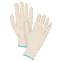 Standard-Duty String Knit Gloves, Poly/Cotton, 7 Gauge, X-Large Seaboard Timber Mart
