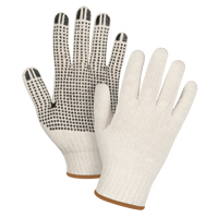 Gants l&eacute;gers tricot&eacute;s &agrave; pois, Poly/coton, Un c&ocirc;t&eacute;, Calibre 7, Grand Seaboard Timber Mart