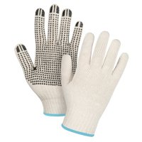 Gants l&eacute;gers tricot&eacute;s &agrave; pois, Poly/coton, Un c&ocirc;t&eacute;, Calibre 7, T-Grand Seaboard Timber Mart
