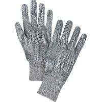 Jersey Gloves, Large, Salt & Pepper, Unlined, Knit Wrist Seaboard Timber Mart