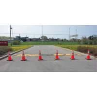 Traffic Cone, 28", Orange, 4" & 6" Reflective Collar(s) Seaboard Timber Mart