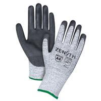 Gants &eacute;lastiques sans coutures r&eacute;sistants &agrave; la coupe, Taille Moyen/8, Calibre 13, Rev&ecirc;tement Polyur&eacute;thane, Enveloppe en PEHP, ANSI/ISEA 105 niveau 4/EN 388 niveau 5 Seaboard Timber Mart