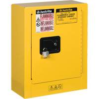 Sure-Grip&reg; EX Mini Flammable Safety Cabinet, 2 Gal., 1 Door, 17" W x 22" H x 8" D Seaboard Timber Mart