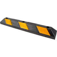 Parking Curb, Rubber, 3' L, Black/Yellow Seaboard Timber Mart