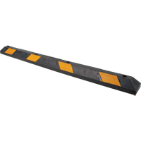 Parking Curb, Rubber, 6' L, Black/Yellow Seaboard Timber Mart