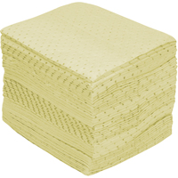Premium Fine Fiber Sorbent Pads, Hazmat, 15" x 17", 30 gal. Absorbancy Seaboard Timber Mart