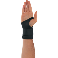 Proflex&reg; 670 Ambidextrous Single Strap Wrist Support, Neoprene, Small Seaboard Timber Mart