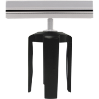 Support d'enseigne Tensabarrier avec adaptateur, Chrome Seaboard Timber Mart