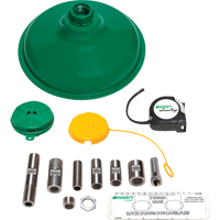 Axion Advantage&reg; Shower & Eye/Face Wash Upgrade Kit with Green ABS Plastic Eye/Face Wash Head & Showerhead Seaboard Timber Mart