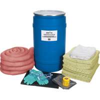 Premium Spill Kit, Hazmat, Drum, 30 US gal. Absorbancy Seaboard Timber Mart