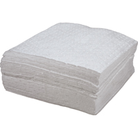 Premium Bonded Sorbent Pads, Oil Only, 15" x 18", 30 gal. Absorbancy Seaboard Timber Mart