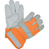 Premium Quality High Visibility Fitters Gloves, Large, Split Cowhide Palm, Thinsulate Inner Lining Seaboard Timber Mart