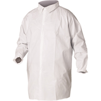 KleenGuard A20 Lab Coats, SMS, White, Large Seaboard Timber Mart