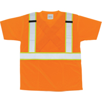 CSA Compliant T-Shirt, Polyester, Medium, Orange Seaboard Timber Mart
