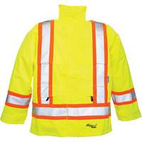 Manteaux 300 deniers Professional Journeyman, Polyester, Petit, Jaune lime haute visibilit&eacute; Seaboard Timber Mart